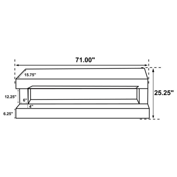 Vallerie - TV Stand With Visual Flame Box - Image 59