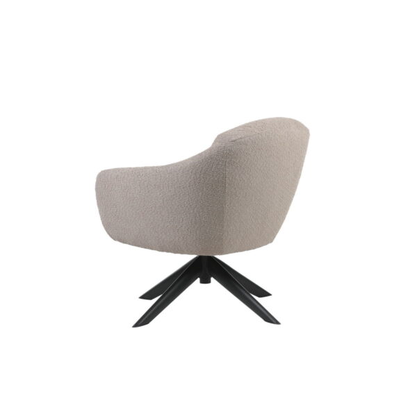 Fleming - Boucle Swivel Lounge Chair - Image 3