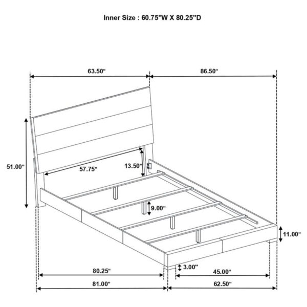 Felicity - Bedroom Set With LED Mirror - Image 13