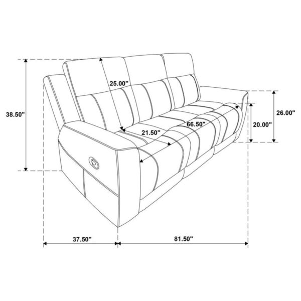 Brentwood - Upholstered Reclining Sofa Set - Image 50