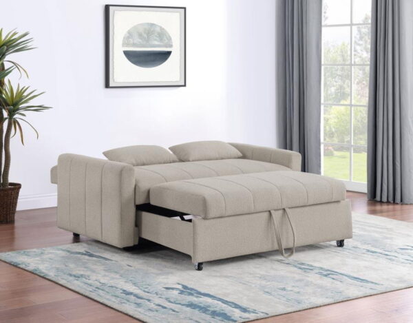 Portland - Boucle Upholstered Sleeper Sofa Bed - Image 18