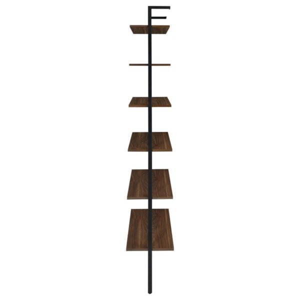 Owens - 3 Piece Wall Mounted Bookshelf Set - Walnut - Image 4