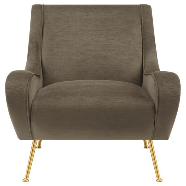 Ricci - Upholstered Saddle Arm Accent Chair - Image 9