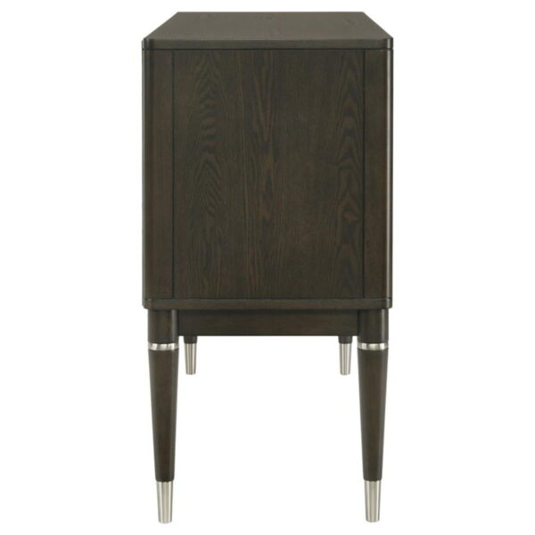 Reseda - 4-Door Dining Sideboard Server With Shelves - Ash Brown - Image 6