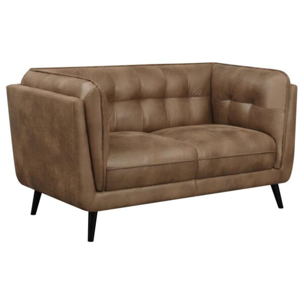 Thatcher - Upholstered Tuxedo Arm Sofa Set - Image 3