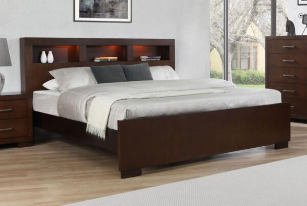 Jessica - LED Storage Bookcase Bed - Image 5