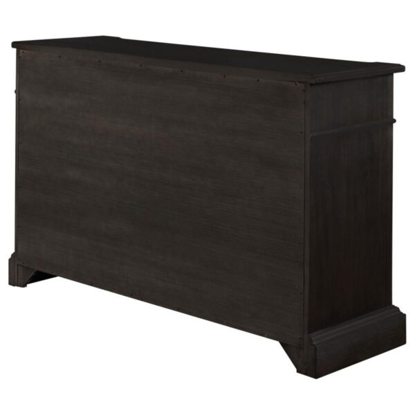 Phelps - 2 Door Sideboard Buffet Cabinet - Distressed Noir - Image 5