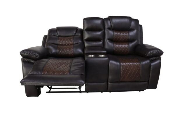 Nikko - Console Loveseat With Dual Recliners - Image 32