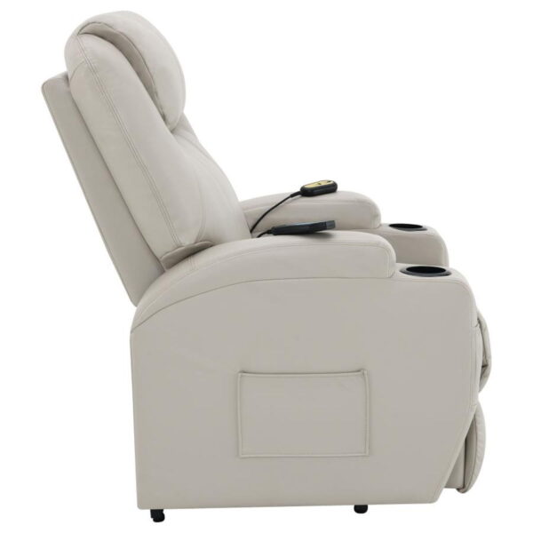 Sanger - Upholstered Power Lift Massage Recliner - Image 17