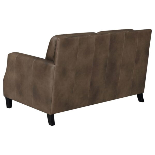 Leaton - Upholstered Recessed Arm Sofa Set - Image 3