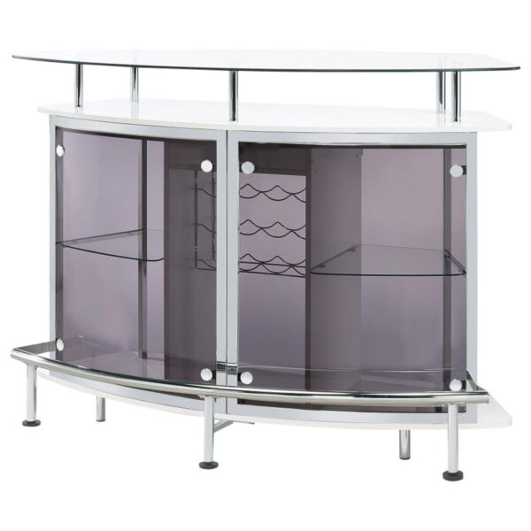 Gideon - Curved Glass Top Home Cabinet - Image 5