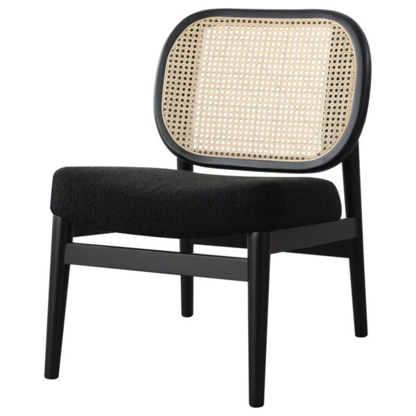 Rayo - Rattan Cane Back Accent Chair With Padded Seat - Image 4