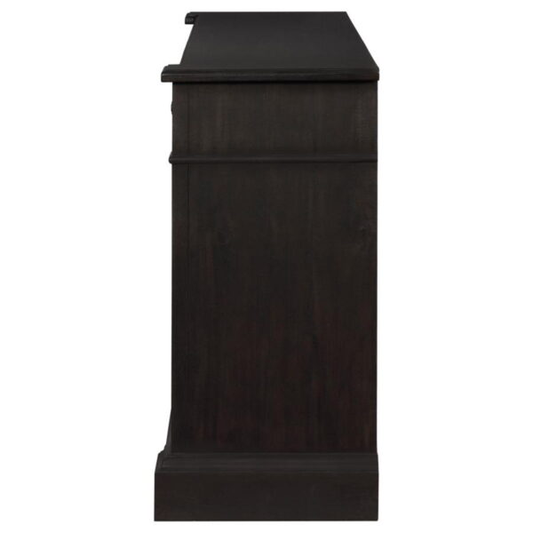 Phelps - 2 Door Sideboard Buffet Cabinet - Distressed Noir - Image 3