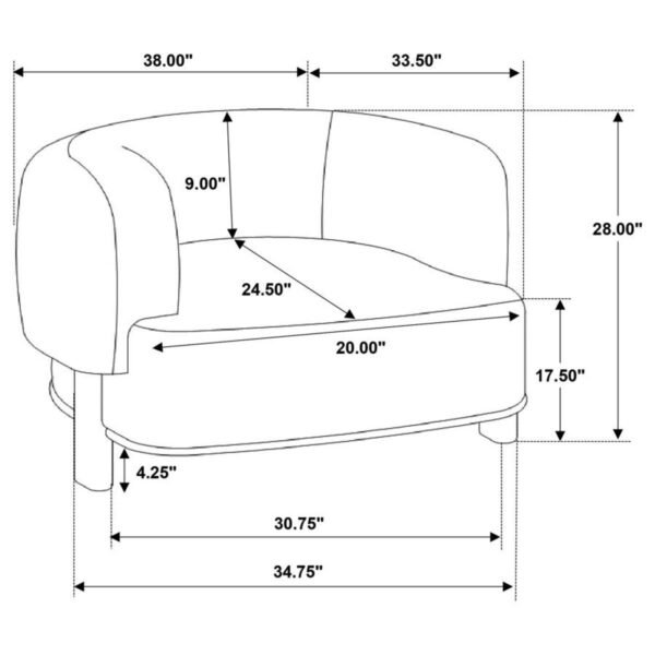 Lawler - Upholstered Barrel Back Accent Chair - Image 17