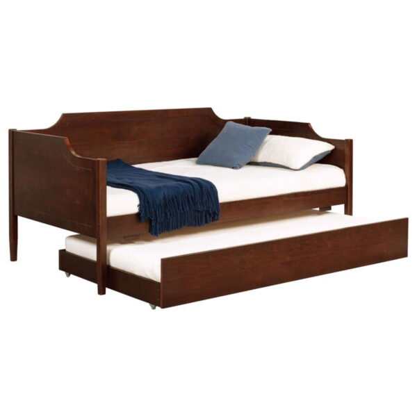 Redding - Wood Twin Daybed With Trundle - Cherry - Image 4
