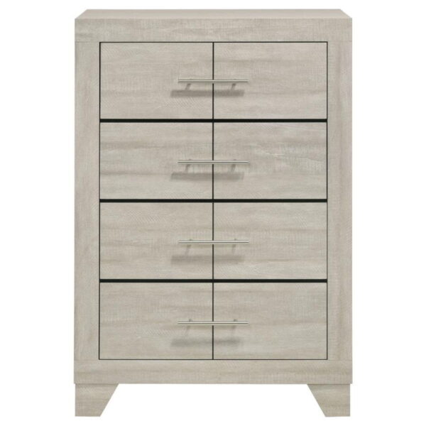 Trenton - 4-Drawer Bedroom Chest Of Drawers - Rustic Cream - Image 9