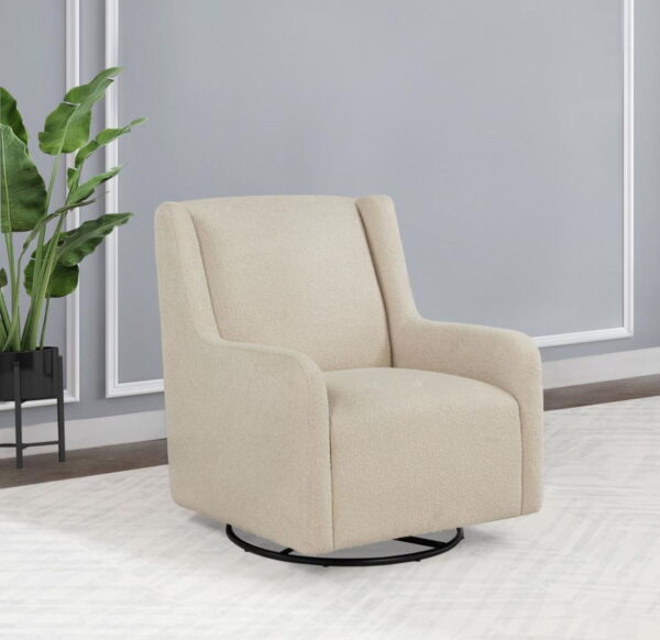 Serra - Boucle Upholstered Swivel Glider Recliner - Image 10