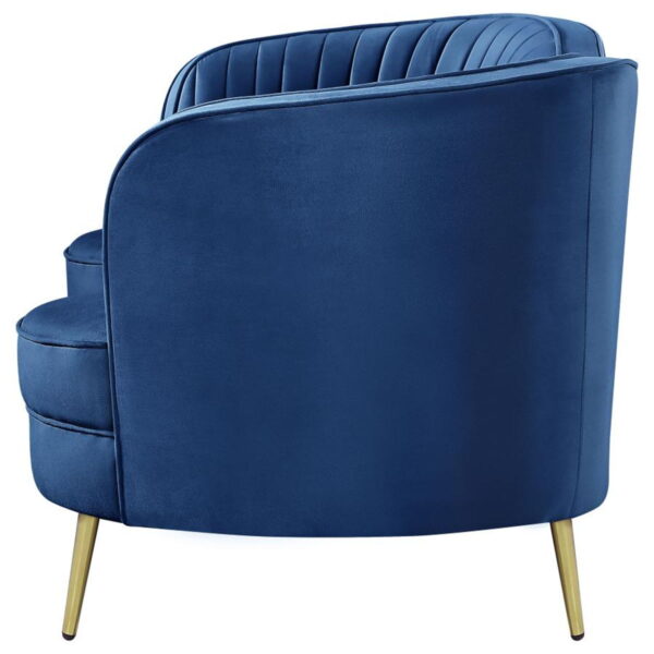 Sophia - Upholstered Channel Tufted Loveseat - Image 16