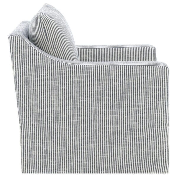 Winter - Upholstered Sloped Arm Accent Swivel Chair - Image 10