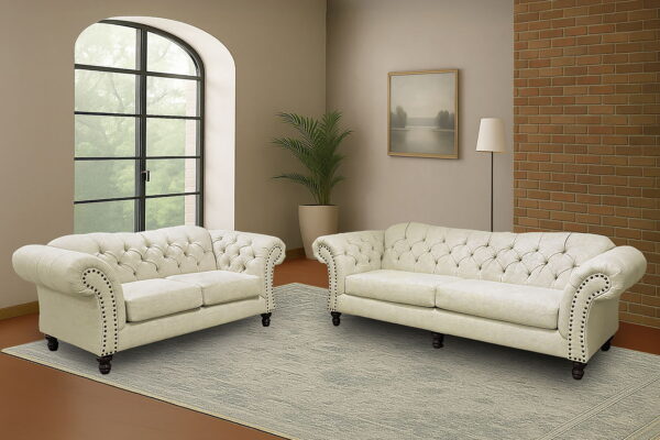 Whitmore - Loveseat - Khaki Beige - Image 6