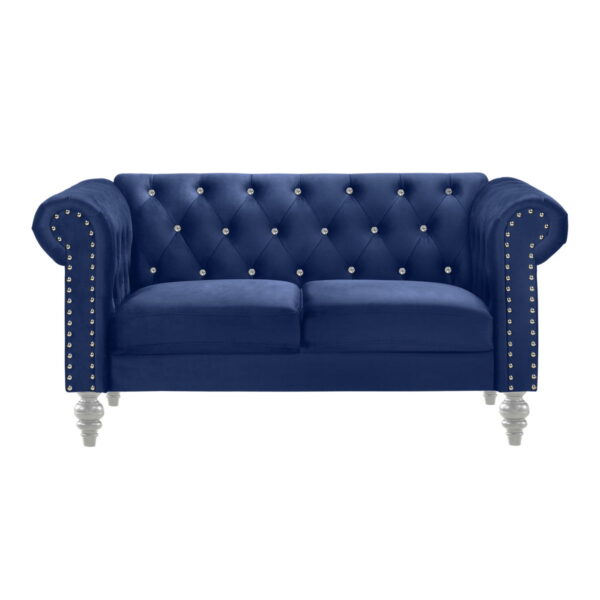 Emma - Crystal Loveseat - Image 10