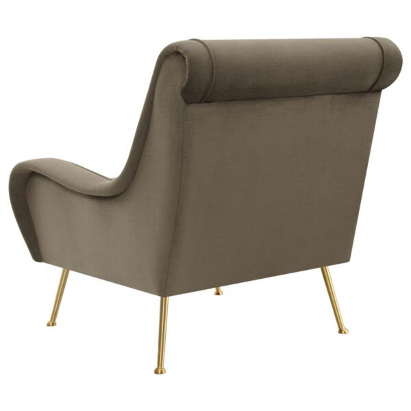 Ricci - Upholstered Saddle Arm Accent Chair - Image 3