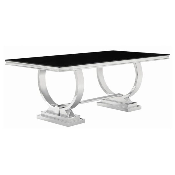 Antoine - Rectangular Glass Top Dining Set - Image 11