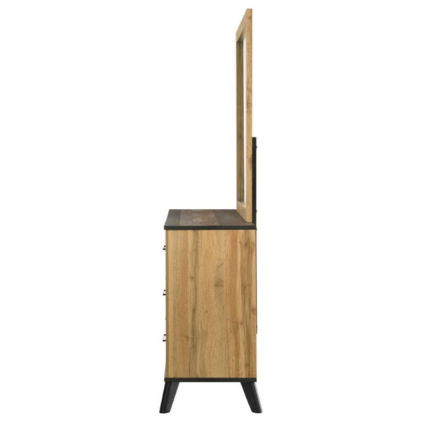 Kaywood - 6-Drawer Dresser And Mirror - Natural Pine - Image 7
