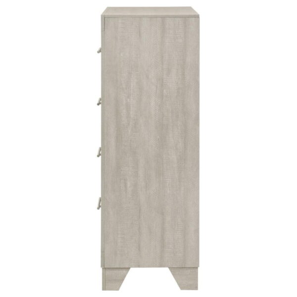 Trenton - 4-Drawer Bedroom Chest Of Drawers - Rustic Cream - Image 5