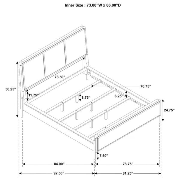 Arini - Panel Bed - Image 52