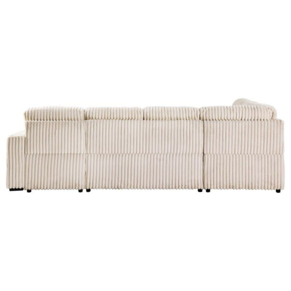 Devonshire - Sleeper Sectional Sofa Storage Chaise - Camel - Image 13