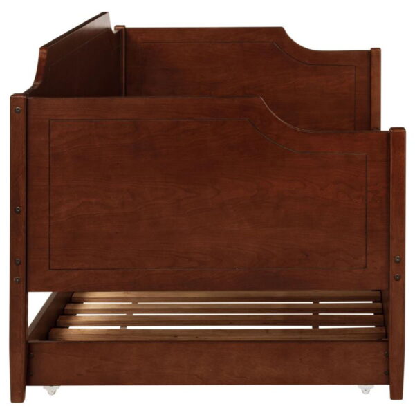 Redding - Wood Twin Daybed With Trundle - Cherry - Image 9