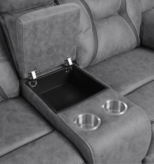 Higgins - Upholstered Motion Reclining Sofa Set - Image 18