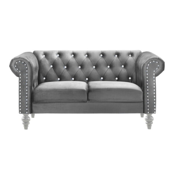Emma - Crystal Loveseat - Image 17