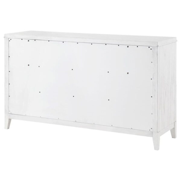 Marielle - 6-Drawer Bedroom Dresser - Distressed White - Image 10