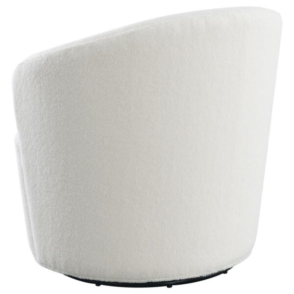 Joyce - Upholstered Barrel Back Swivel Chair - Image 6