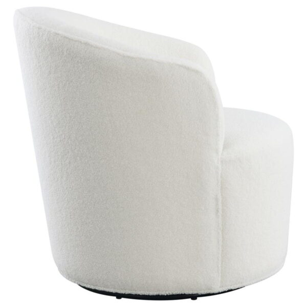 Joyce - Upholstered Barrel Back Swivel Chair - Image 9
