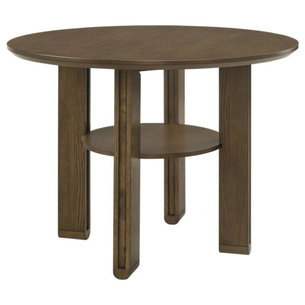 Ottowa - 5 Piece Round Counter Height Dining Room Set - Brown - Image 2