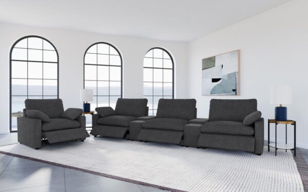 Collins - Upholstered Power Recliner Chair - Image 3