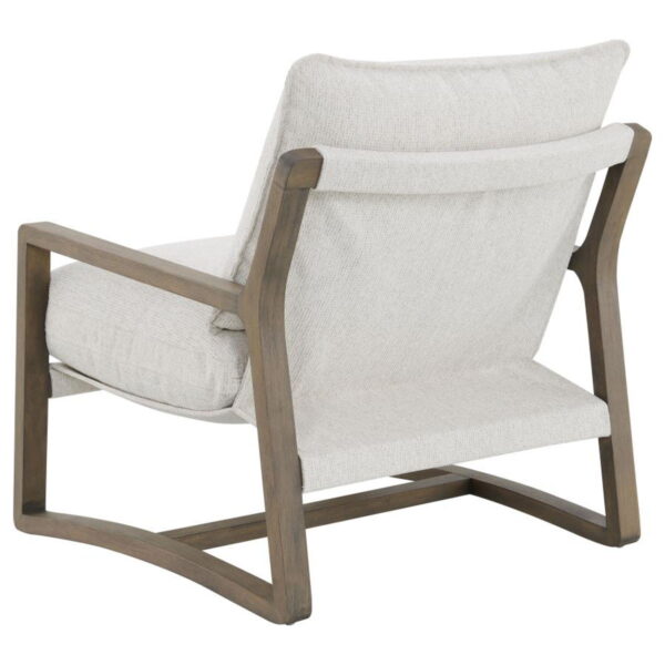Geneva - Boucle Upholstered Wood Arm Accent Chair - Sand - Image 10