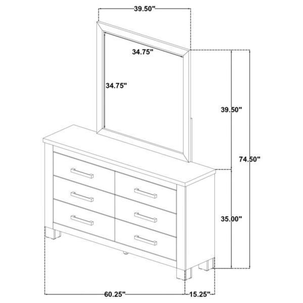 Oakglen - 6-Drawer Bedroom Dresser - Image 20