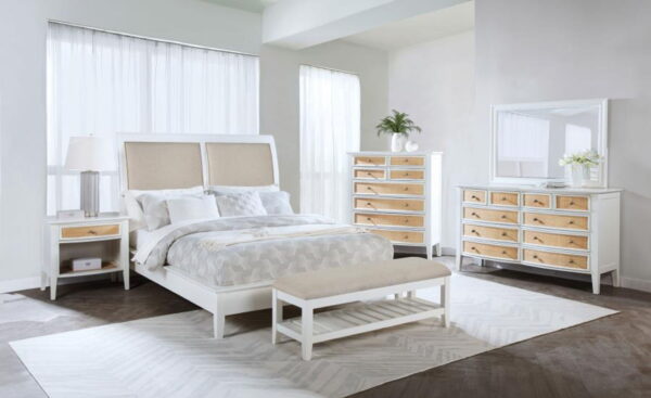 Bexhill - 10-Drawer Dresser And Mirror - White - Image 4