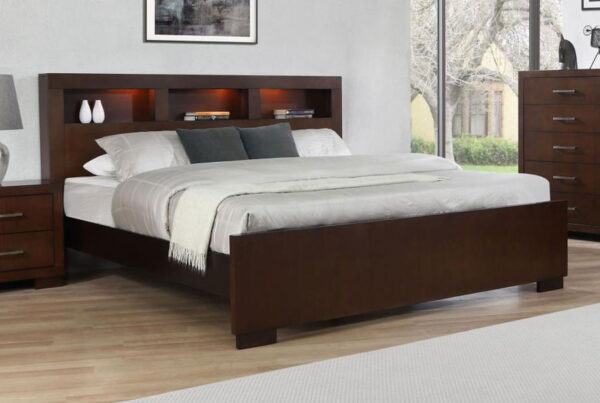 Jessica - LED Storage Bookcase Bed - Image 11