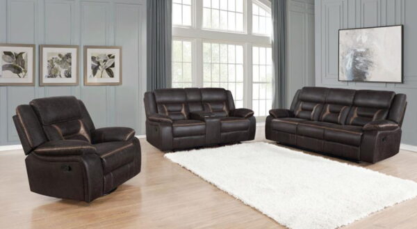 Greer - Upholstered Swivel Glider Recliner Chair - Image 5
