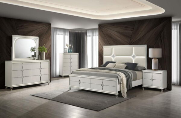 Olivia - Panel Bed LED Headboard - Image 16