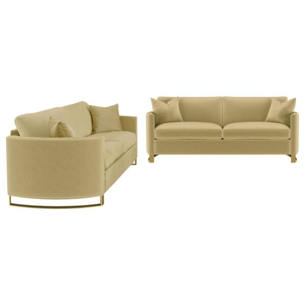Corliss - Upholstered Arched Arm Sofa Set - Image 14