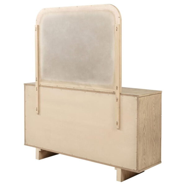 Kailani - 9-Drawer Dresser And Mirror - Beige Oak - Image 6