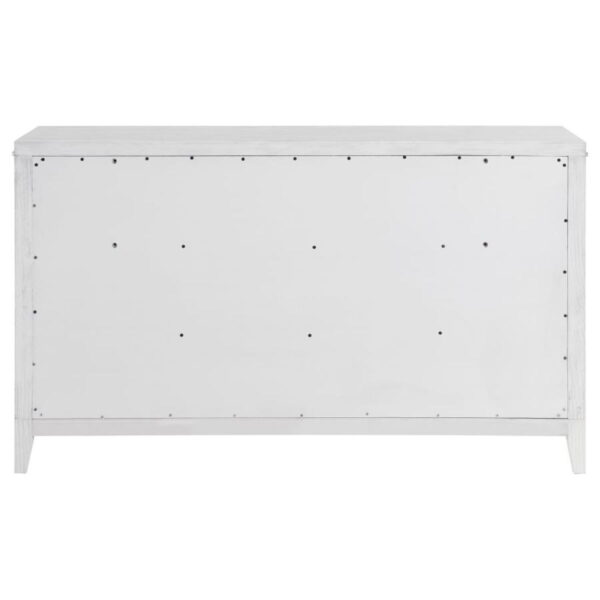 Marielle - 6-Drawer Bedroom Dresser - Distressed White - Image 8