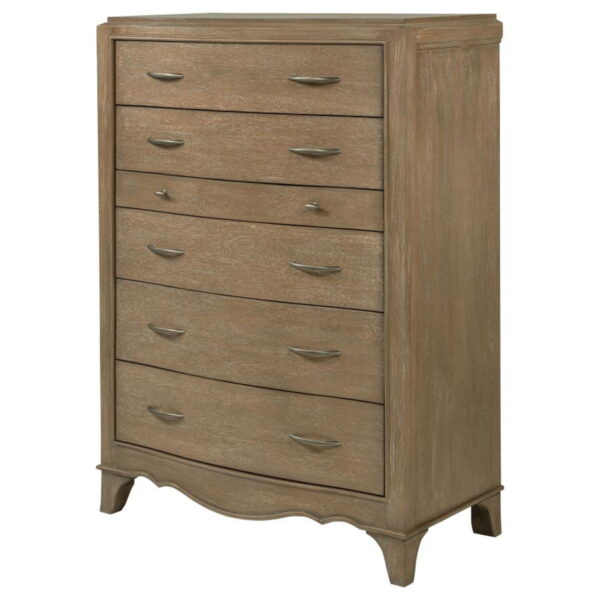 Revello - 6-Drawer Bedroom Chest Of Drawers - Washed Mango - Image 4