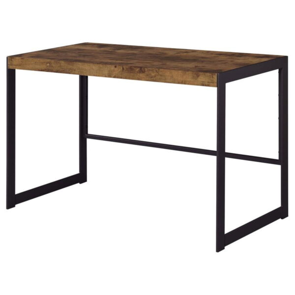Estrella - Engineered Wood Writing Desk - Rustic Nutmeg - Image 6